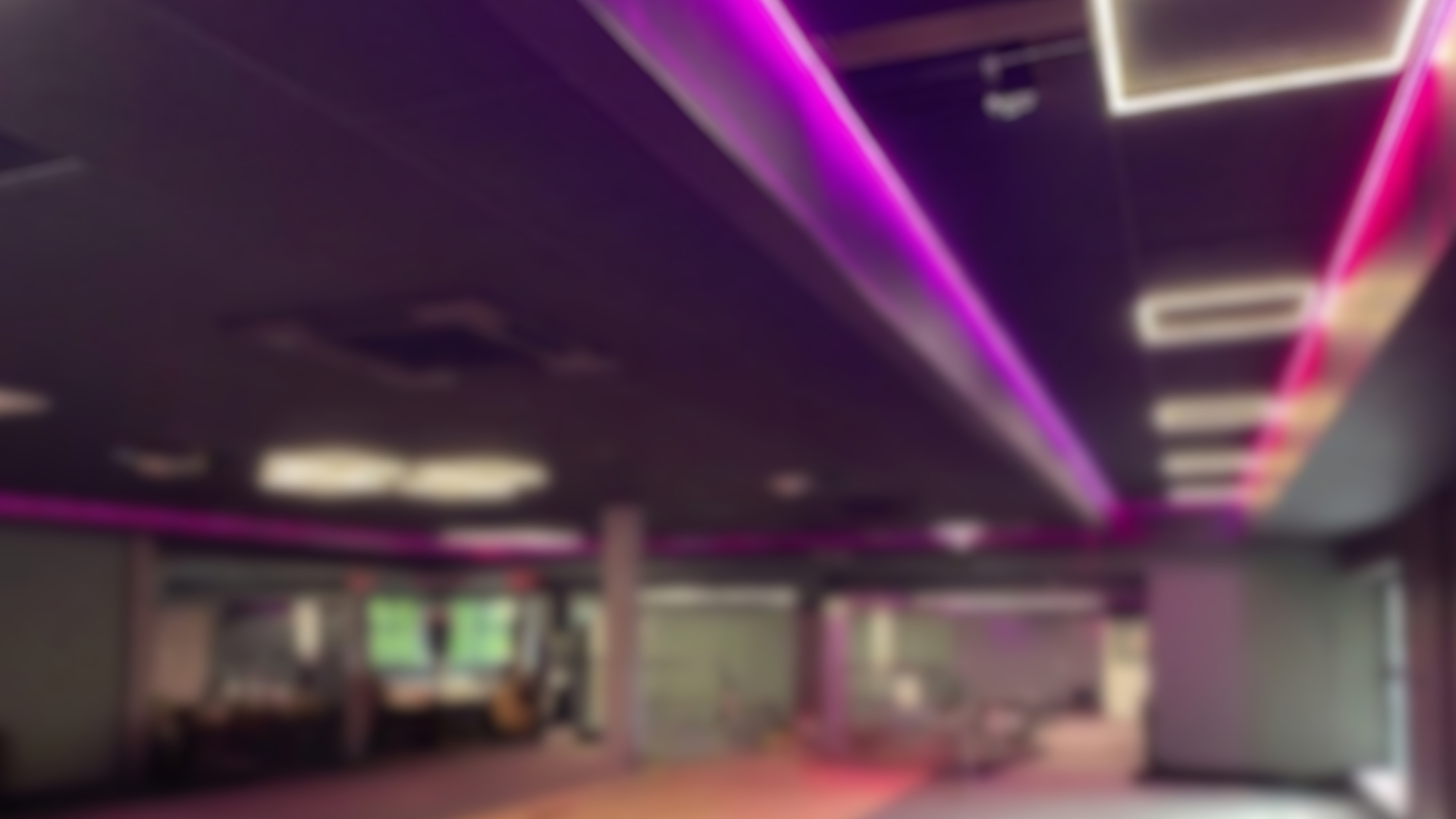 New gym refurb pic half way through with a blurred filter