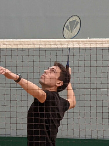 badminton2 a man playing badminton