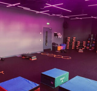 Studio 3 at the SportsPark set up ready to do a class
