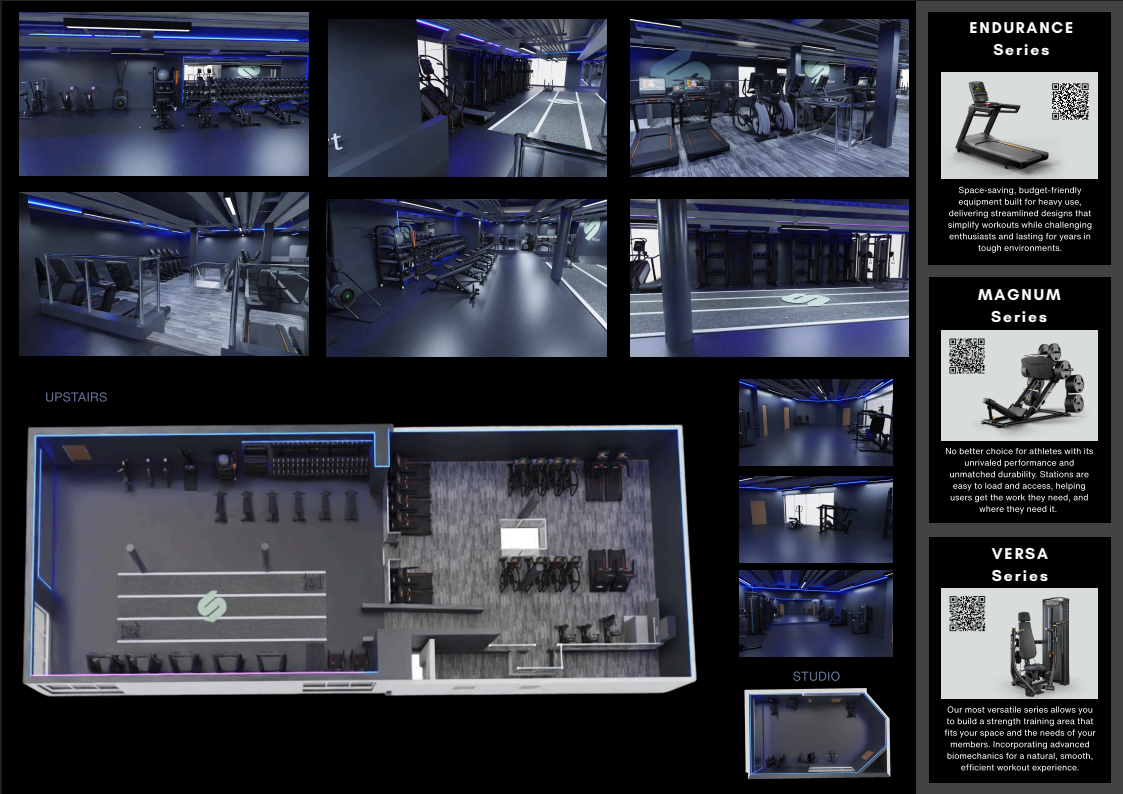 design of new gym downstairs